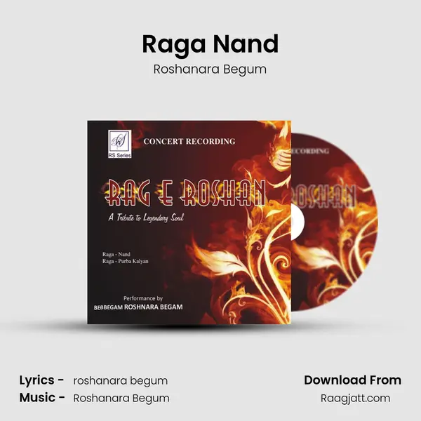 Raga Nand - Roshanara Begum album cover 