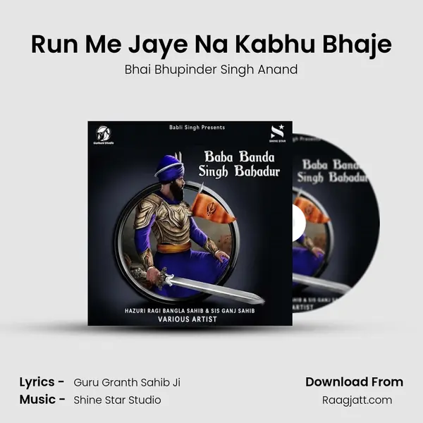 Run Me Jaye Na Kabhu Bhaje - Bhai Bhupinder Singh Anand album cover 