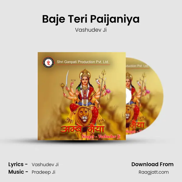 Baje Teri Paijaniya - Vashudev Ji album cover 