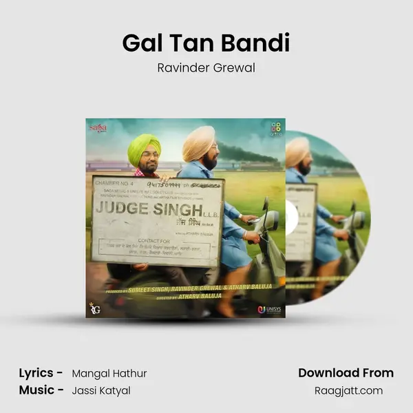 Gal Tan Bandi - Ravinder Grewal album cover 