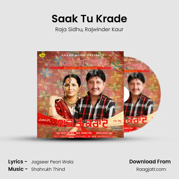 Saak Tu Krade - Raja Sidhu album cover 