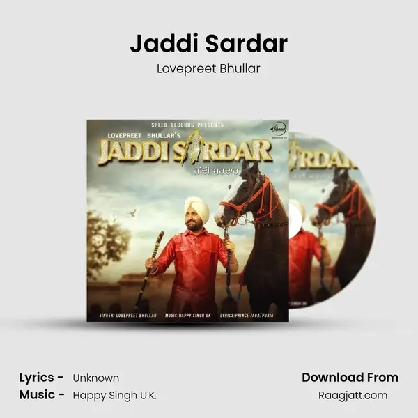 Jaddi Sardar - Lovepreet Bhullar album cover 