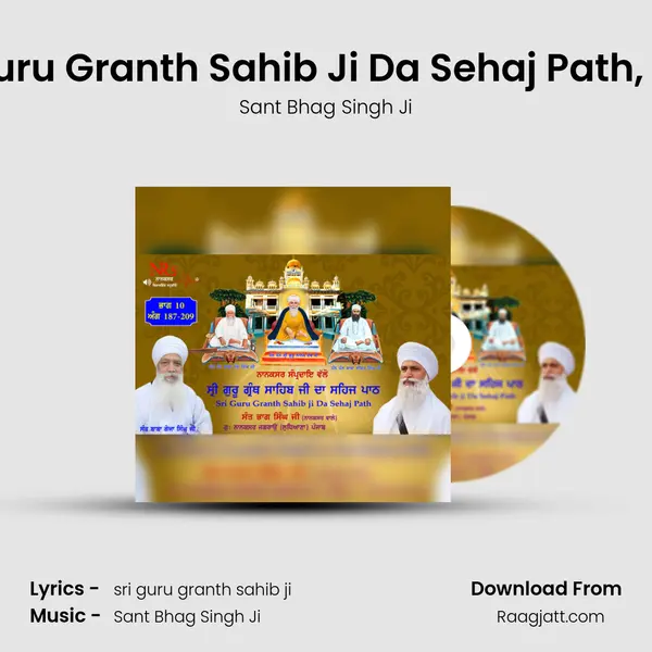 Sri Guru Granth Sahib Ji Da Sehaj Path, Pt. 10 - Sant Bhag Singh Ji album cover 