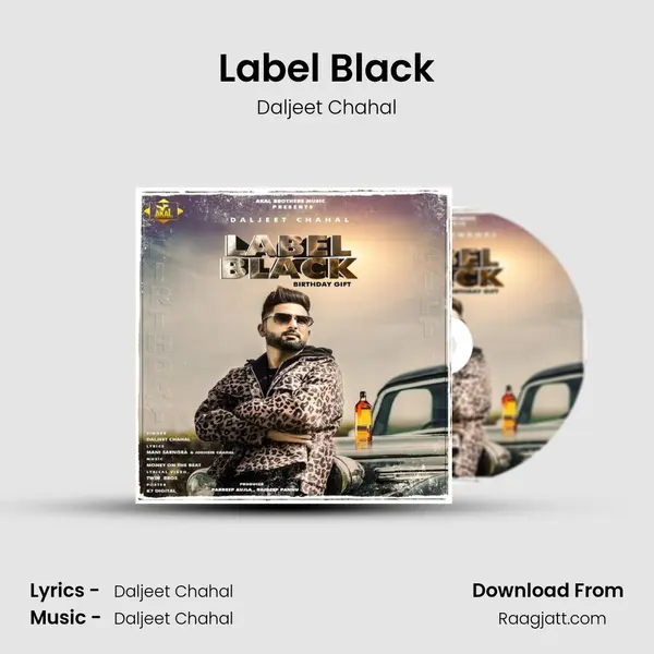 Label Black - Daljeet Chahal album cover 