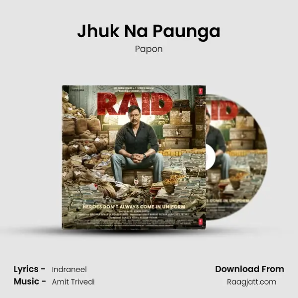 Jhuk Na Paunga - Papon album cover 