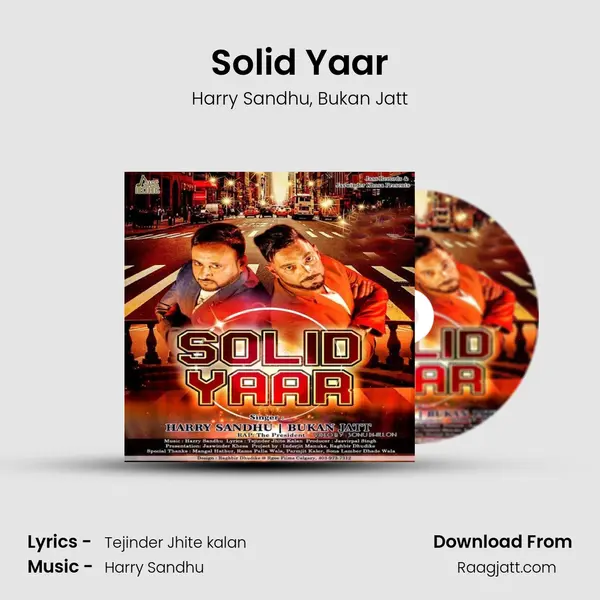 Solid Yaar - Harry Sandhu album cover 