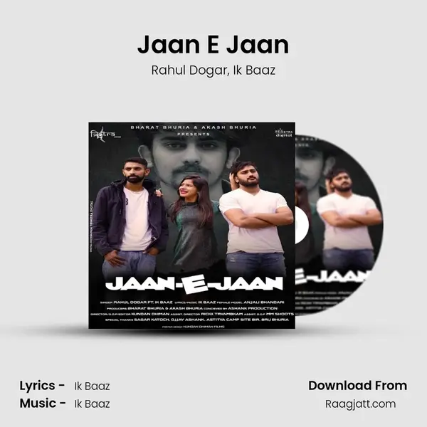 Jaan E Jaan - Rahul Dogar album cover 