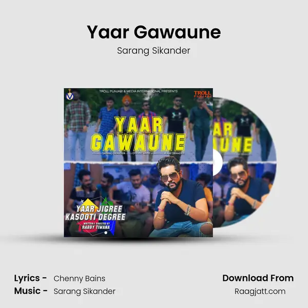 Yaar Gawaune - Sarang Sikander album cover 