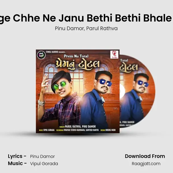 Dj Vage Chhe Ne Janu Bethi Bethi Bhale Chhe - Pinu Damor album cover 