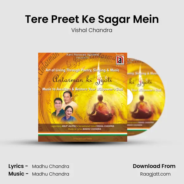 Tere Preet Ke Sagar Mein - Vishal Chandra album cover 