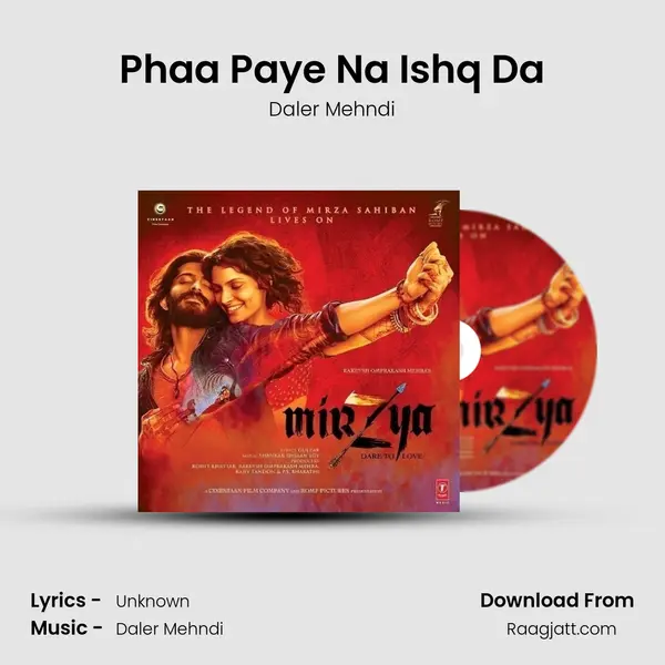 Phaa Paye Na Ishq Da - Daler Mehndi album cover 