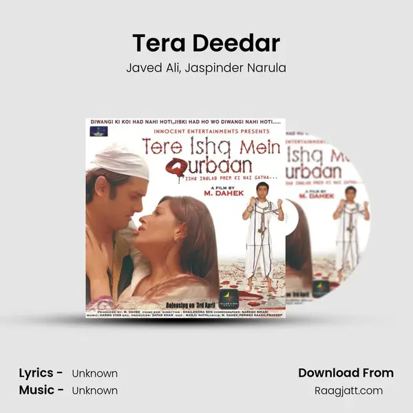 Tera Deedar - Javed Ali album cover 