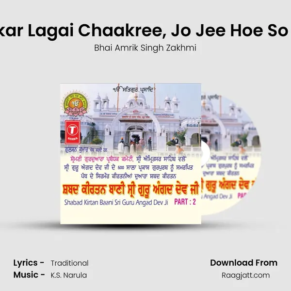 Chaakar Lagai Chaakree, Jo Jee Hoe So Ugvai - Bhai Amrik Singh Zakhmi album cover 