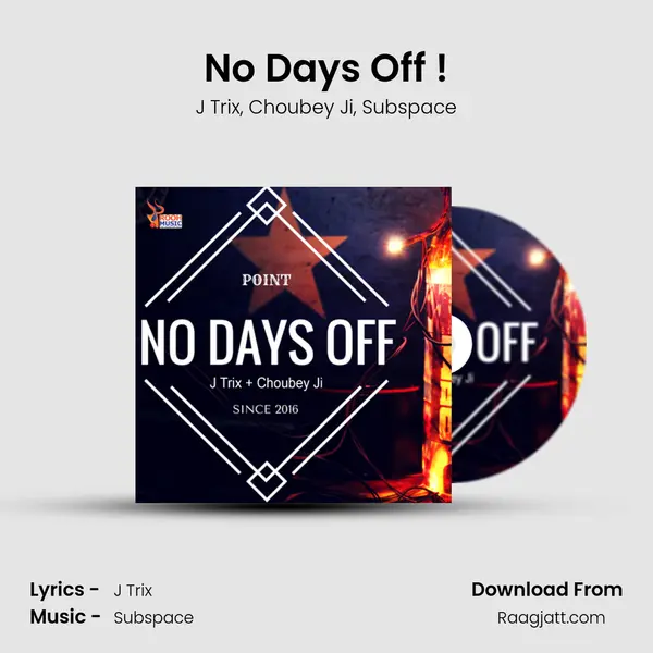 No Days Off ! - J Trix album cover 