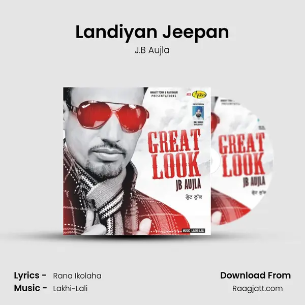 Landiyan Jeepan - J.B Aujla album cover 