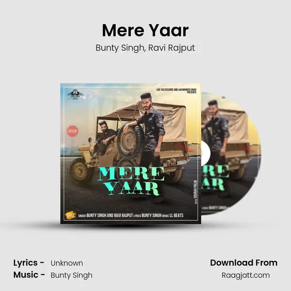 Mere Yaar - Bunty Singh album cover 