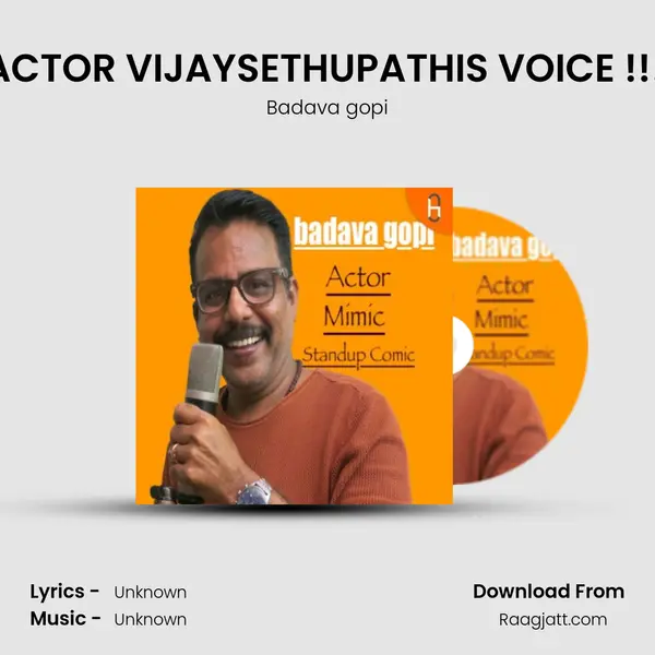 YOU TOO can perform ACTOR VIJAYSETHUPATHI'S VOICE !!!!!!, KPY Naveen REVEAL mp3 song