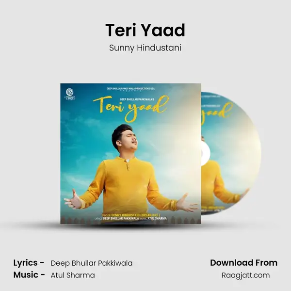 Teri Yaad - Sunny Hindustani album cover 