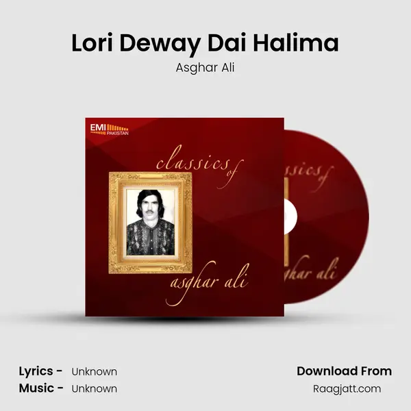 Lori Deway Dai Halima - Asghar Ali album cover 