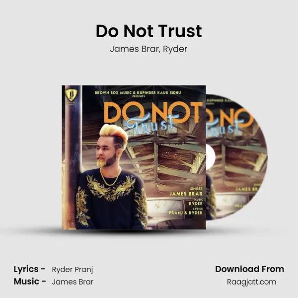 Do Not Trust - James Brar album cover 