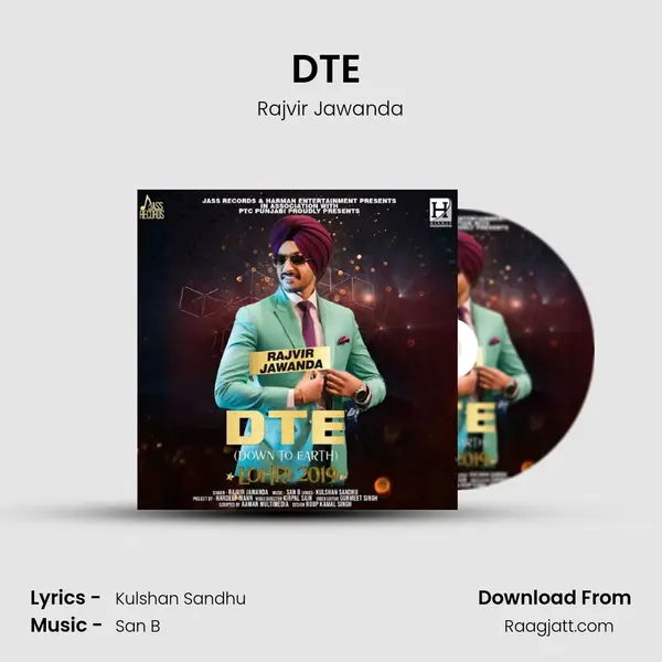 DTE (Down To Earth) - Rajvir Jawanda album cover 