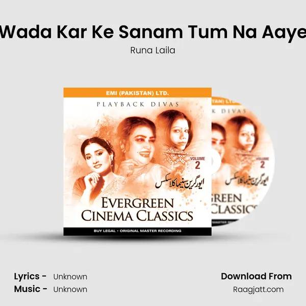 Wada Kar Ke Sanam Tum Na Aaye - Runa Laila album cover 