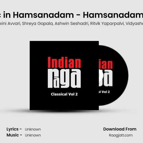 Dance Music in Hamsanadam - Hamsanadam - Adi Talam - IndianRaga album cover 