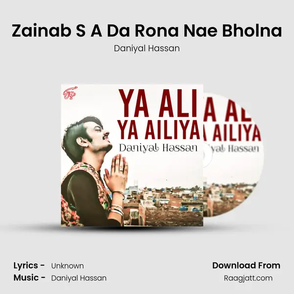 Zainab S A Da Rona Nae Bholna - Daniyal Hassan album cover 