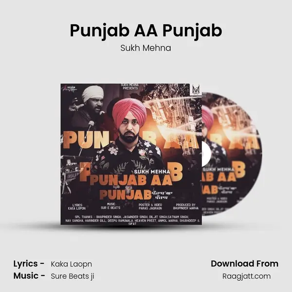 Punjab AA Punjab - Sukh Mehna album cover 