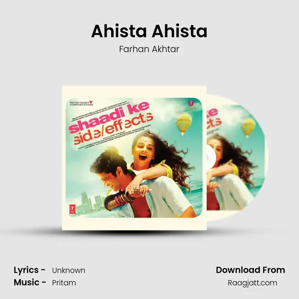 Ahista Ahista - Farhan Akhtar album cover 