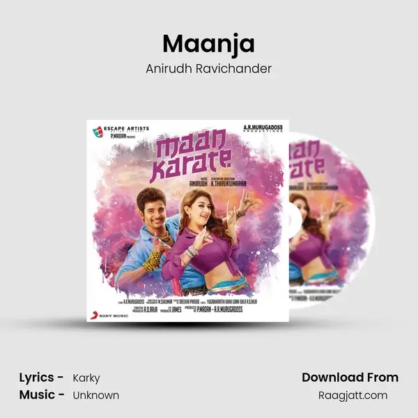 Maanja - Anirudh Ravichander album cover 