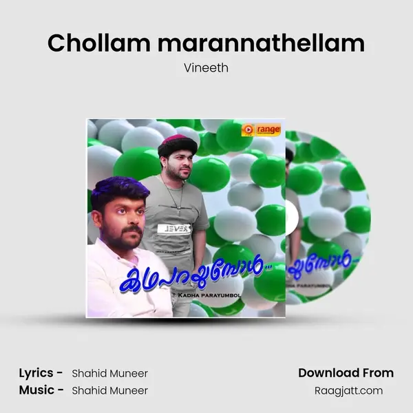 Chollam marannathellam - Vineeth album cover 