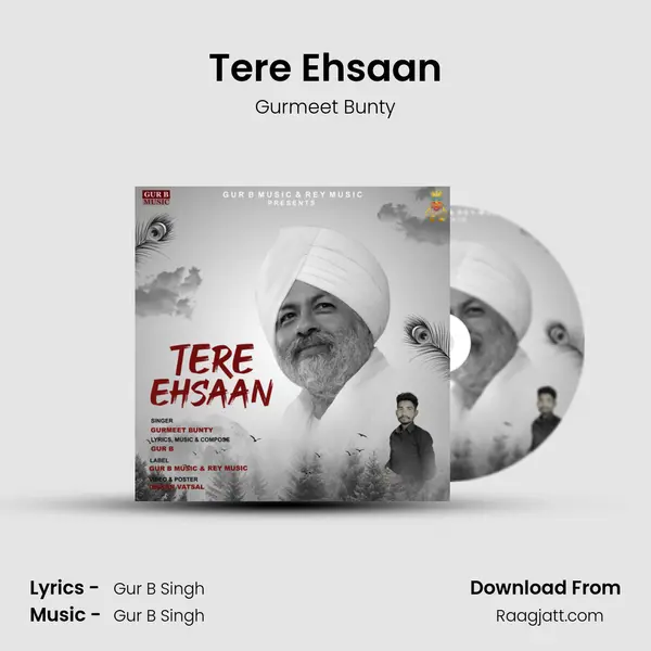 Tere Ehsaan - Gurmeet Bunty album cover 