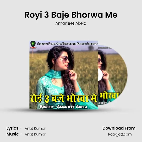 Royi 3 Baje Bhorwa Me - Amarjeet Akela album cover 