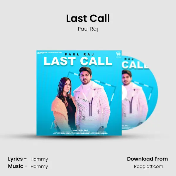 Last Call - Paul Raj album cover 