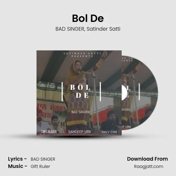 Bol De - BAD SINGER album cover 