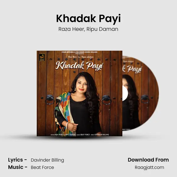 Khadak Payi - Raza Heer album cover 