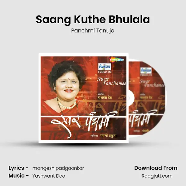 Saang Kuthe Bhulala - Panchmi Tanuja album cover 