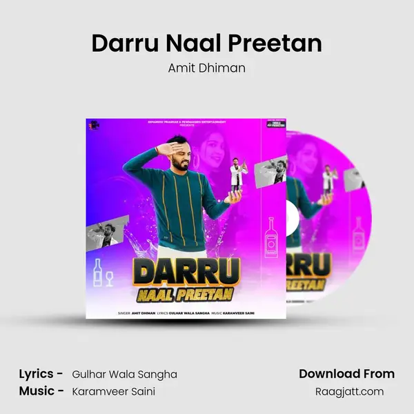 Darru Naal Preetan - Amit Dhiman album cover 