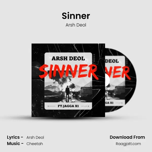 Sinner - Arsh Deol album cover 