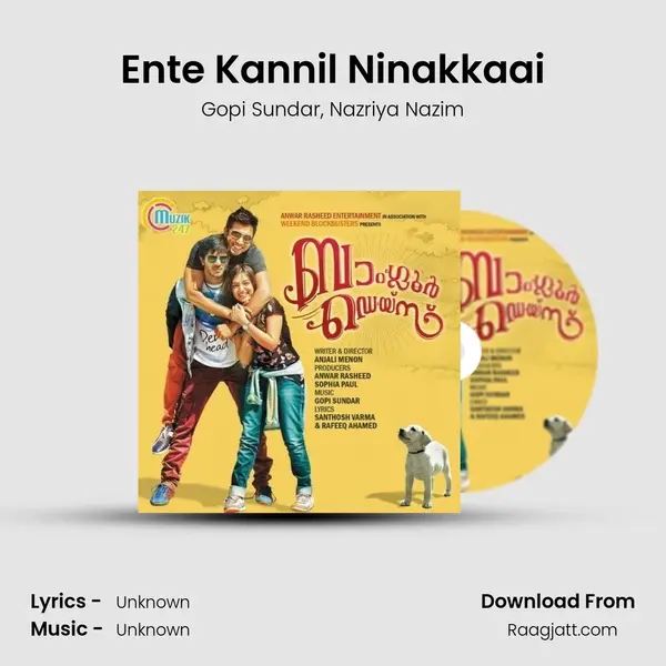 Ente Kannil Ninakkaai - Gopi Sundar album cover 