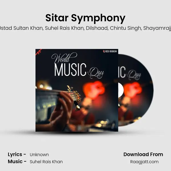 Sitar Symphony - Ustad Rais Khan album cover 