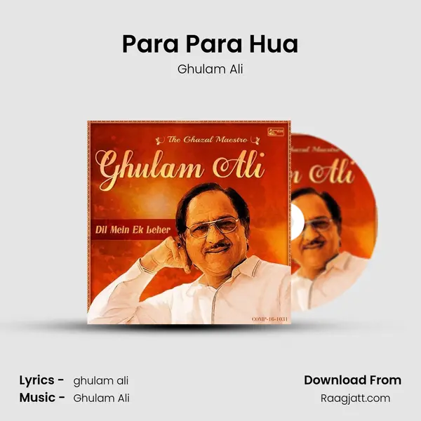 Para Para Hua - Ghulam Ali album cover 