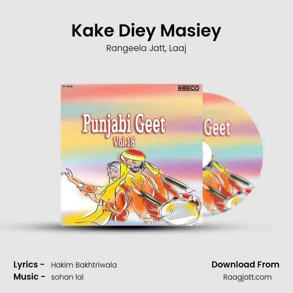 Kake Diey Masiey - Rangeela Jatt album cover 