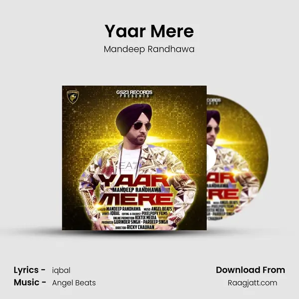 Yaar Mere - Mandeep Randhawa album cover 