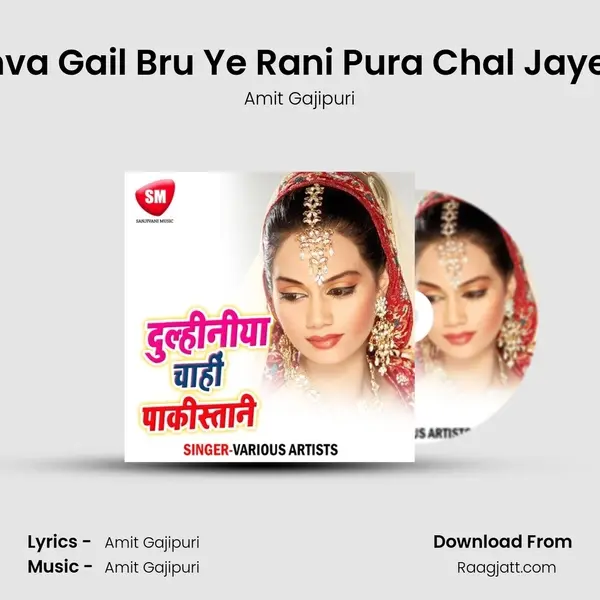 Adhva Gail Bru Ye Rani Pura Chal Jaye Da - Amit Gajipuri album cover 