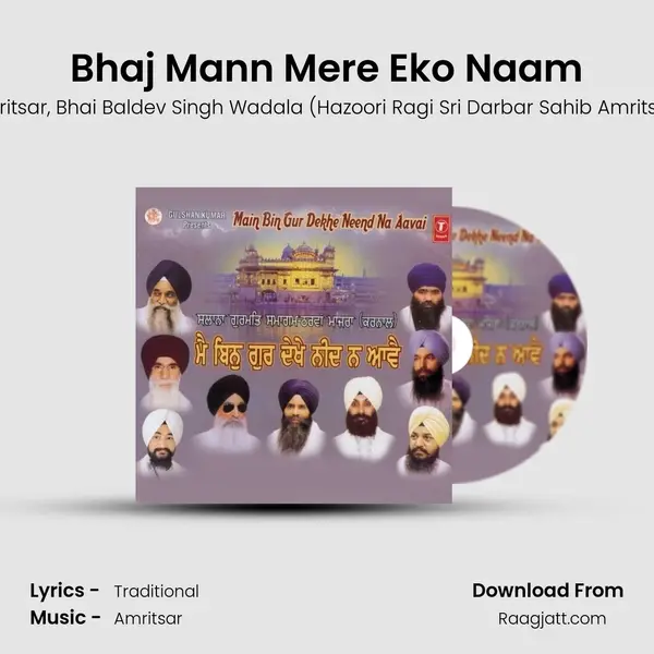 Bhaj Mann Mere Eko Naam - Amritsar album cover 