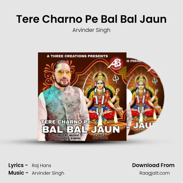 Tere Charno Pe Bal Bal Jaun - Arvinder Singh album cover 