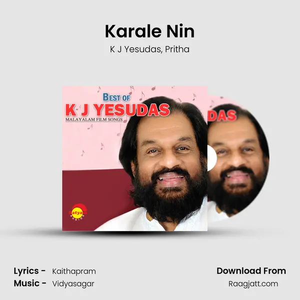 Karale Nin - K J Yesudas album cover 