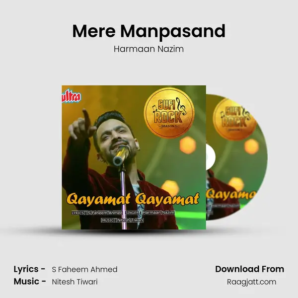 Mere Manpasand - Harmaan Nazim album cover 